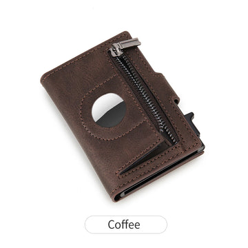 Xajzpa Anti Theft Credit Card Holder Airatg Men Wallet Bank Cardholder Case Rfid Minimalist Wallets for Airtag Air Tag Tracker Choice